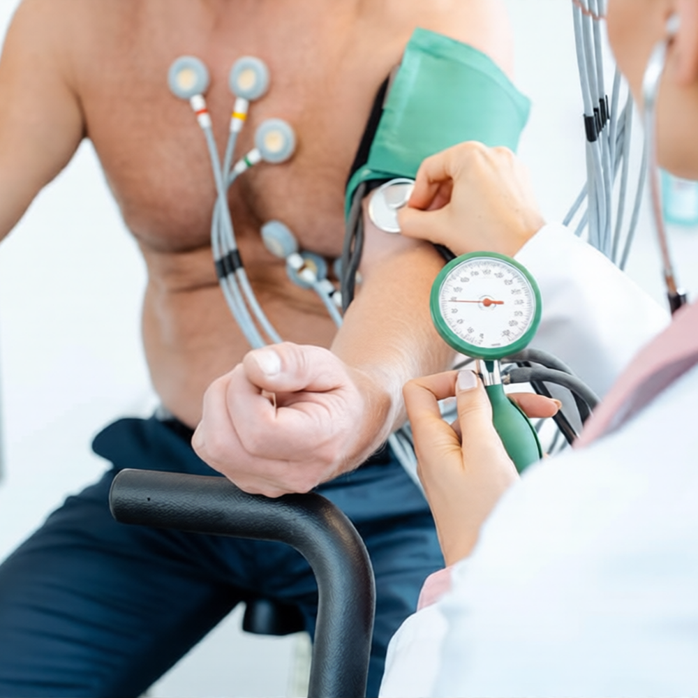 EKG in Ruhe und mit Belastung